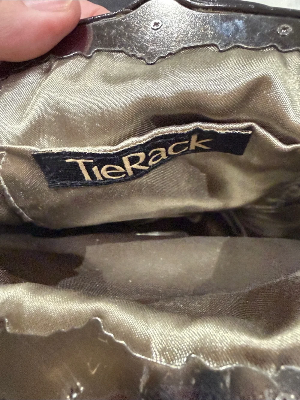 Tie Rack hand embellished